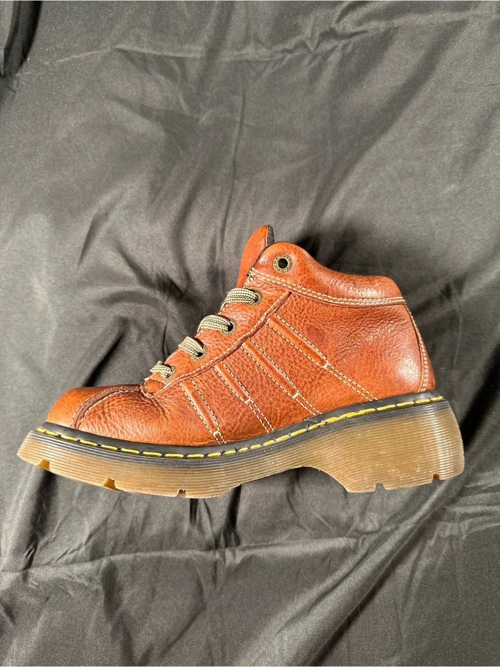 Dr Martens Chunky Platform Brown Boots Vintage 2C01 Retro Y2K Men 7 Women 8 39EU